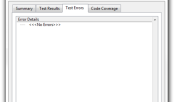 Successful UTF test resutl