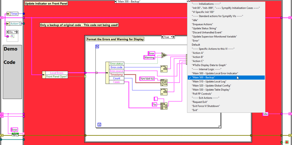 Symplify Duplicating cases to quickly test different options Duplicated Code