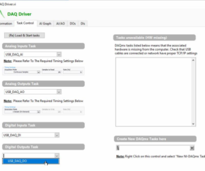 Configure acquisition and control channels in Symplify