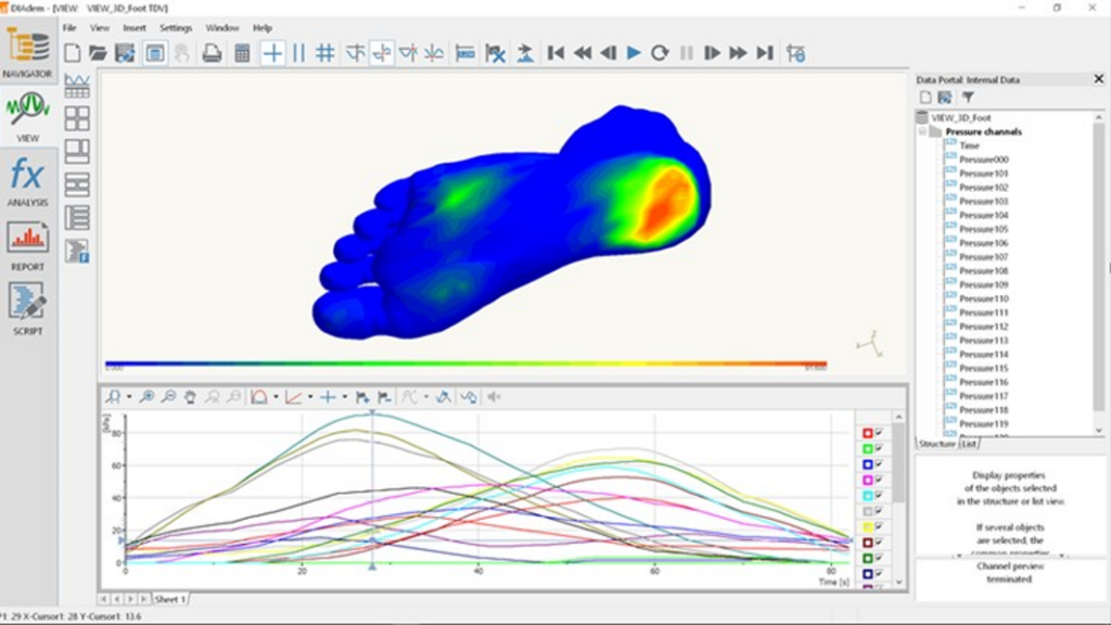 NI Diadem sample data analysis